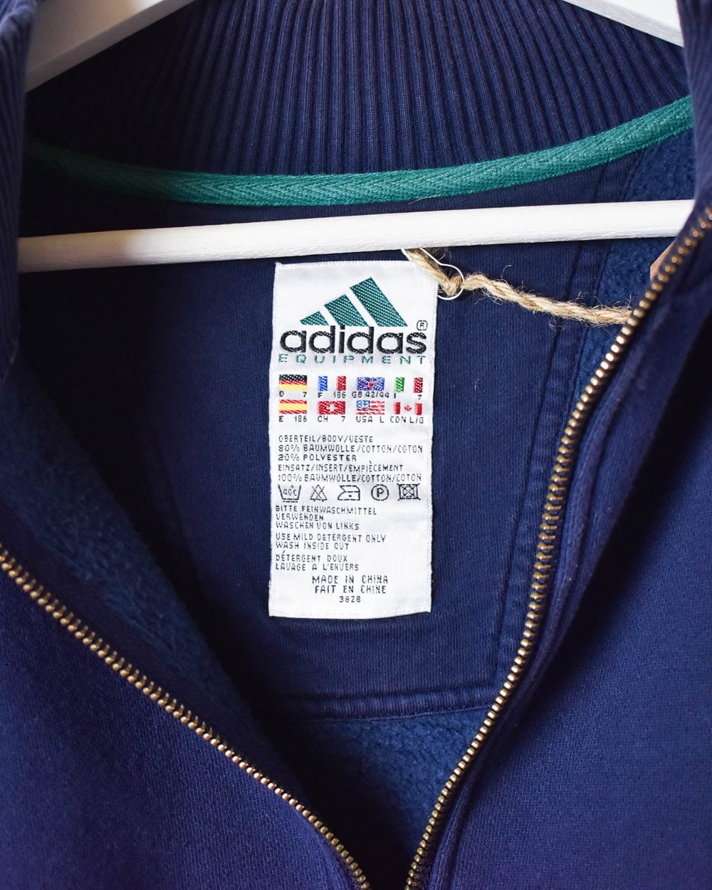 Adidas Equipment 1/4 Zip Sweatshirt - Large