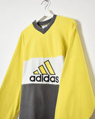 Yellow Adidas Sweatshirt - Medium