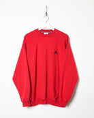 Red Adidas Sweatshirt - Large