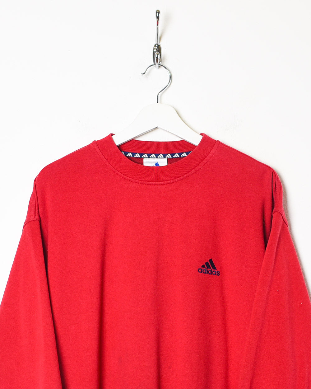 Red Adidas Sweatshirt - Large