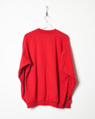 Red Adidas Sweatshirt - Large