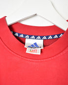 Red Adidas Sweatshirt - Large