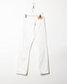 White Levi's 501 Jeans - W32 L34