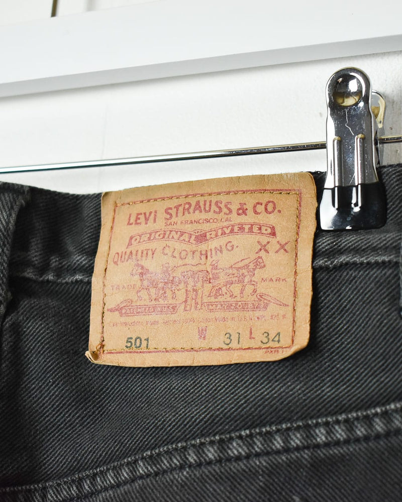 Black Levi's 501 USA Jeans - W29 L31