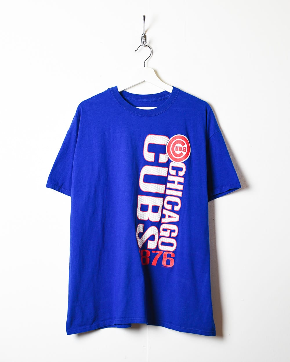 The appliance Kilometers do an experiment Vintage 00s Blue MLB Chicago Cubs T-Shirt - X-Large Cotton– Domno Vintage