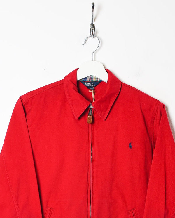 Red Polo Ralph Lauren Harrington Jacket - Medium Women's