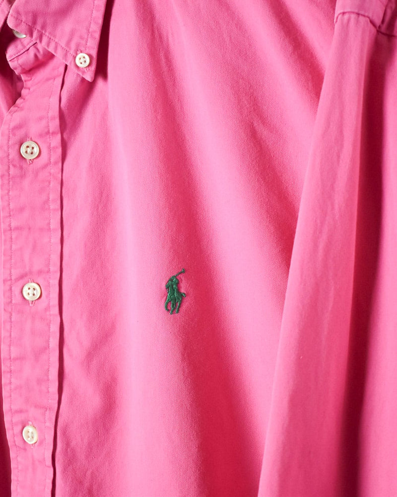 Pink Polo Ralph Lauren Shirt - Large