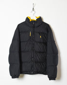 Black Ralph Lauren Polo Puffer Jacket - Small