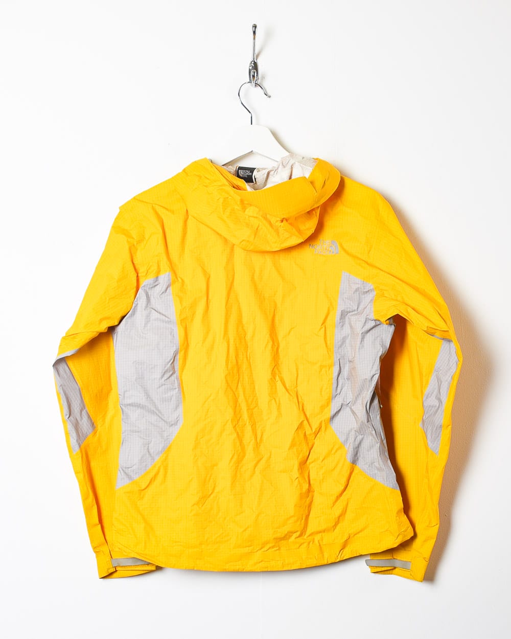 Yellow The North Face Flight Series Hooded Windbreaker Jacket - Small Women's