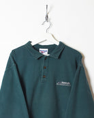 Green Reebok Membership Collared Sweatshirt - Small