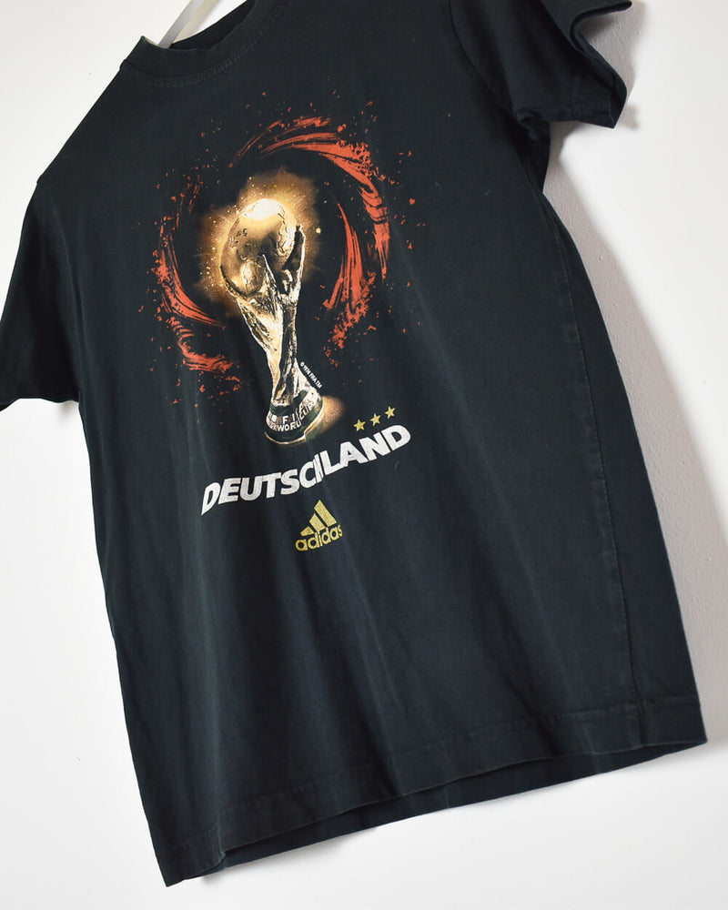 Black Adidas Deutschland T-Shirt - X-Small