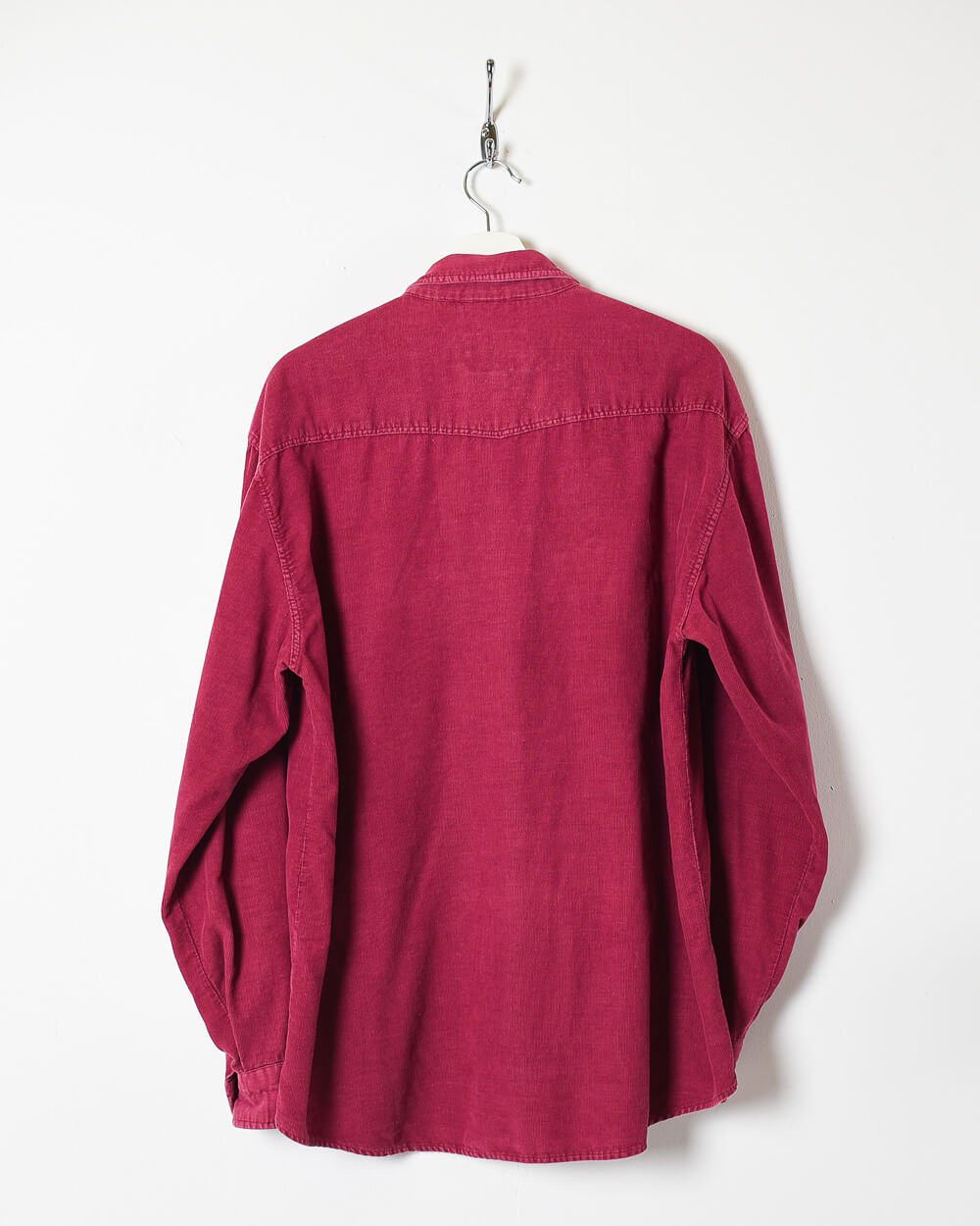 Red Vintage Corduroy Shirt - X-Large