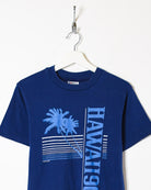 Navy Hanes Hawaii 90 T-Shirt - Small
