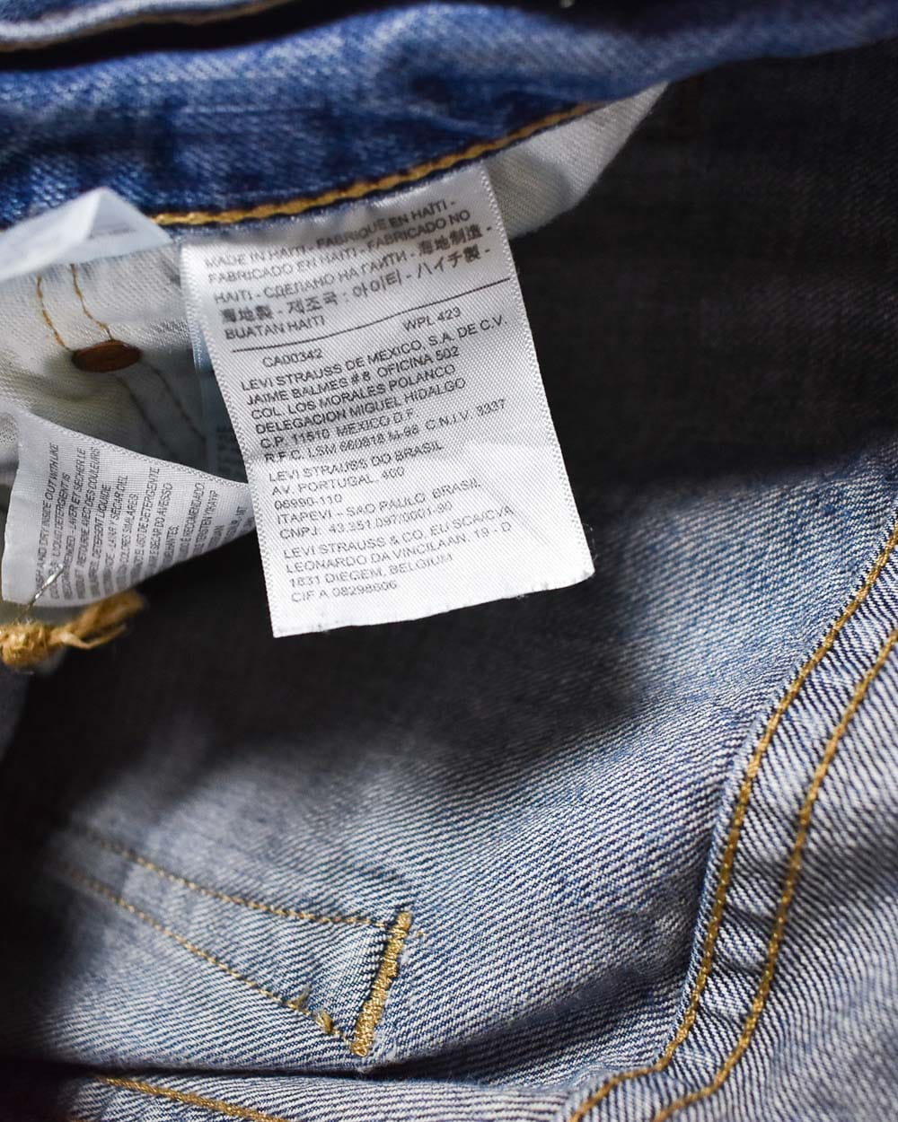 Blue Levi's 501 Jeans - W36 L34