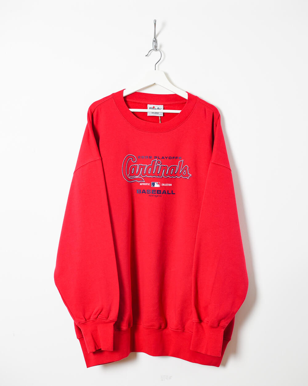Vintage 00s Cotton Red Majestic Cardinals Baseball Authentic Collection  Sweatshirt - XX-Large– Domno Vintage