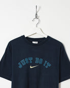 Navy Nike Just Do it T-Shirt - Medium