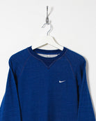 Blue Nike Women's Sweatshirt - Medium