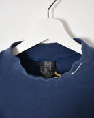 Navy Nike Golf Mock Neck Sweatshirt - Large