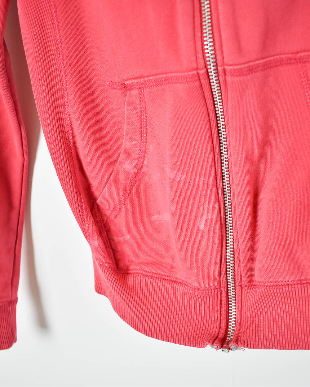 Pink Nike Women's Zip-Through Hoodie - Small