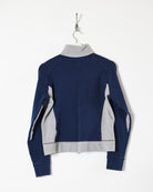 Navy Nike Women's Zip-Through Sweatshirt - Large