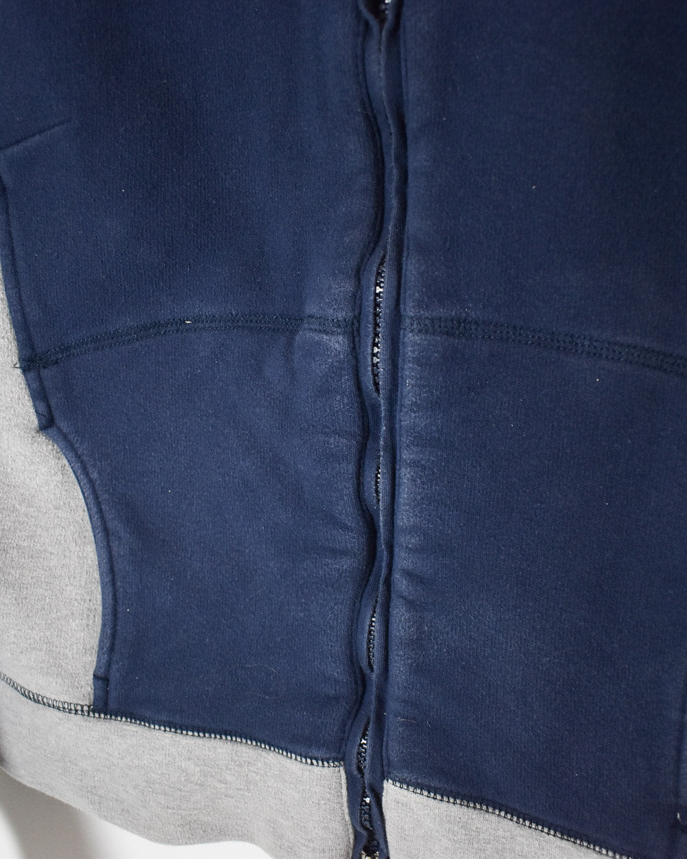 Navy Nike Women's Zip-Through Sweatshirt - Large