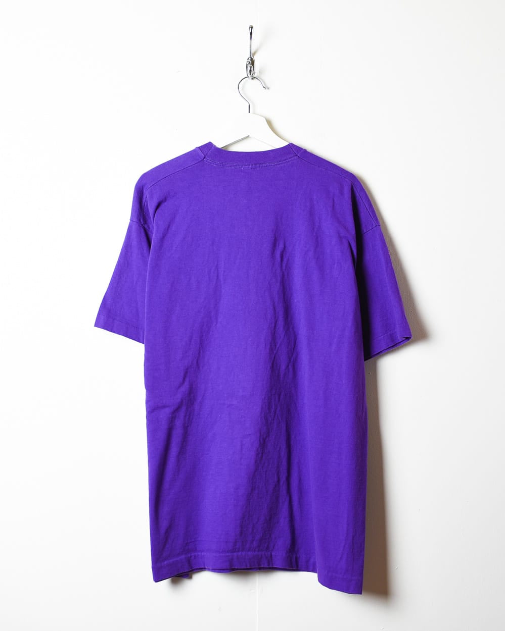 Purple Paw Print Single Stitch T-Shirt - X-Large