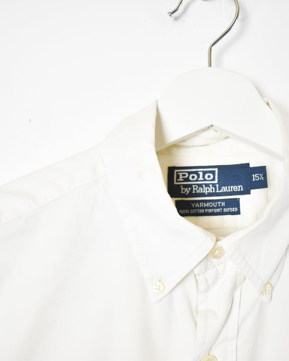 White Polo Ralph Lauren Shirt - Large
