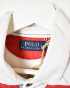 Red Polo Ralph Lauren Striped Rugby Shirt - Medium