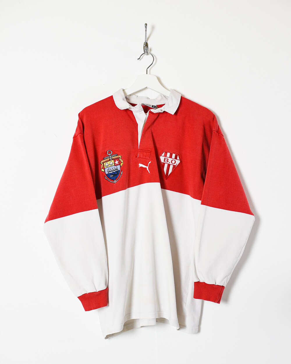 Red Puma B.O Rugby Shirt - Large
