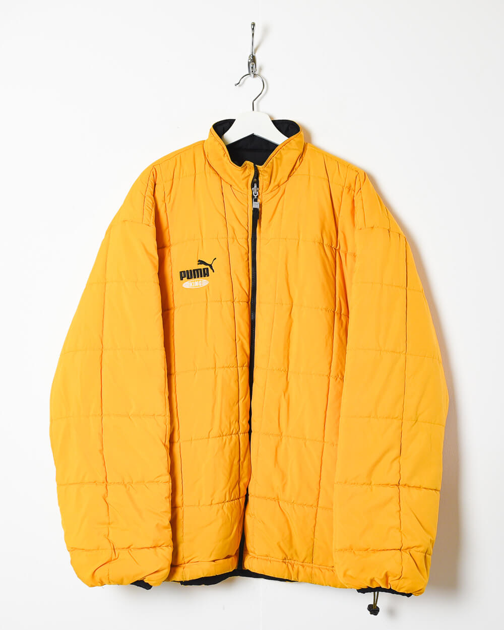 Yellow Puma King Reversible Puffer Jacket - Large