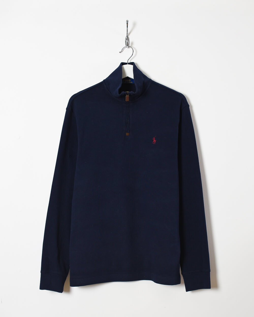 Navy Ralph Lauren 1/4 Zip Sweatshirt - Medium