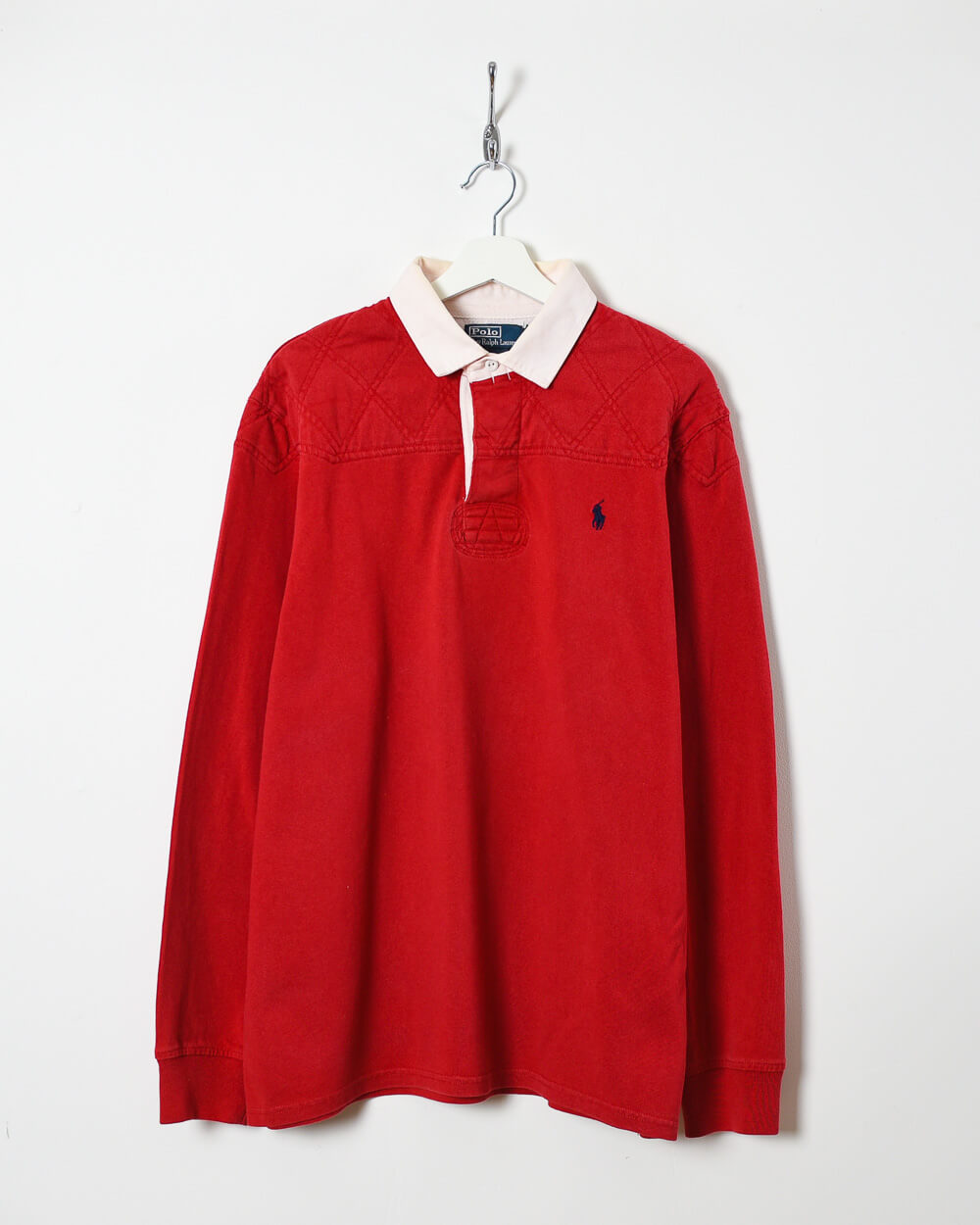 Red Ralph Lauren Rugby Shirt -  X-Large