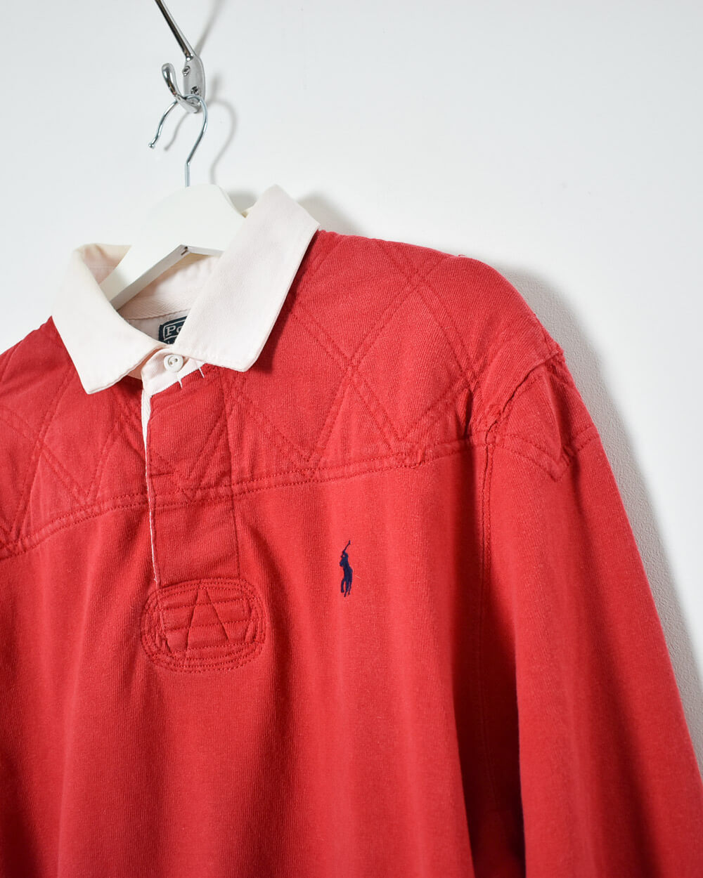 Red Ralph Lauren Rugby Shirt -  X-Large
