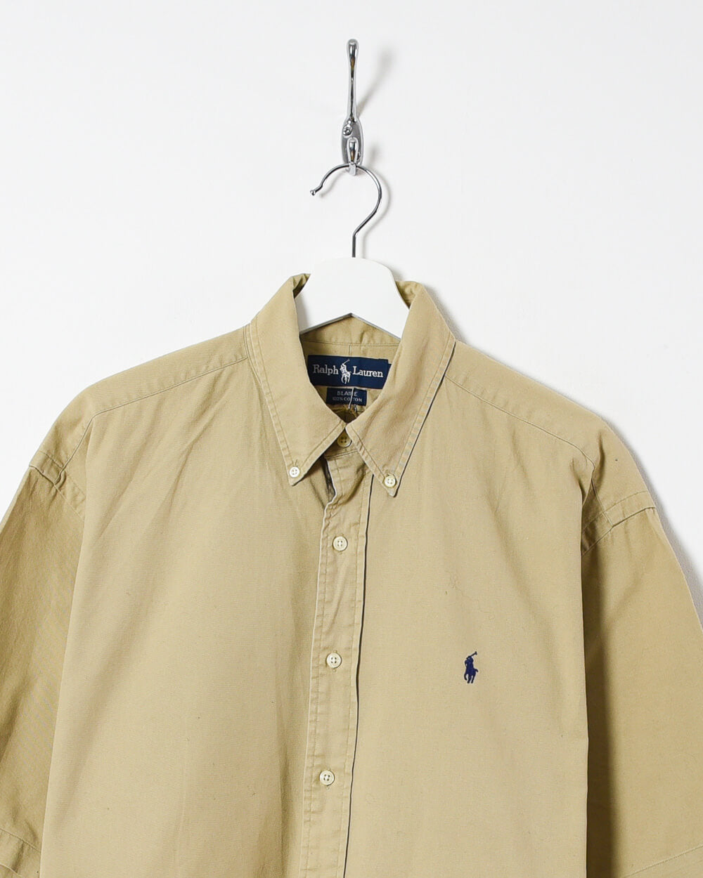Neutral Ralph Lauren Short-Sleeved Shirt - Large