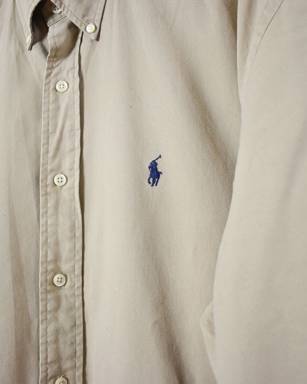 Neutral Ralph Lauren Short-Sleeved Shirt - Large