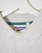 Stone Reebok Polo Shirt - Large