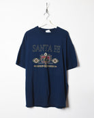 Navy Santa Fe Graphic T-Shirt - XX-Large