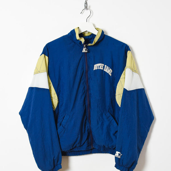 Vintage 90s Notre Dame Full Zip Starter Jacket