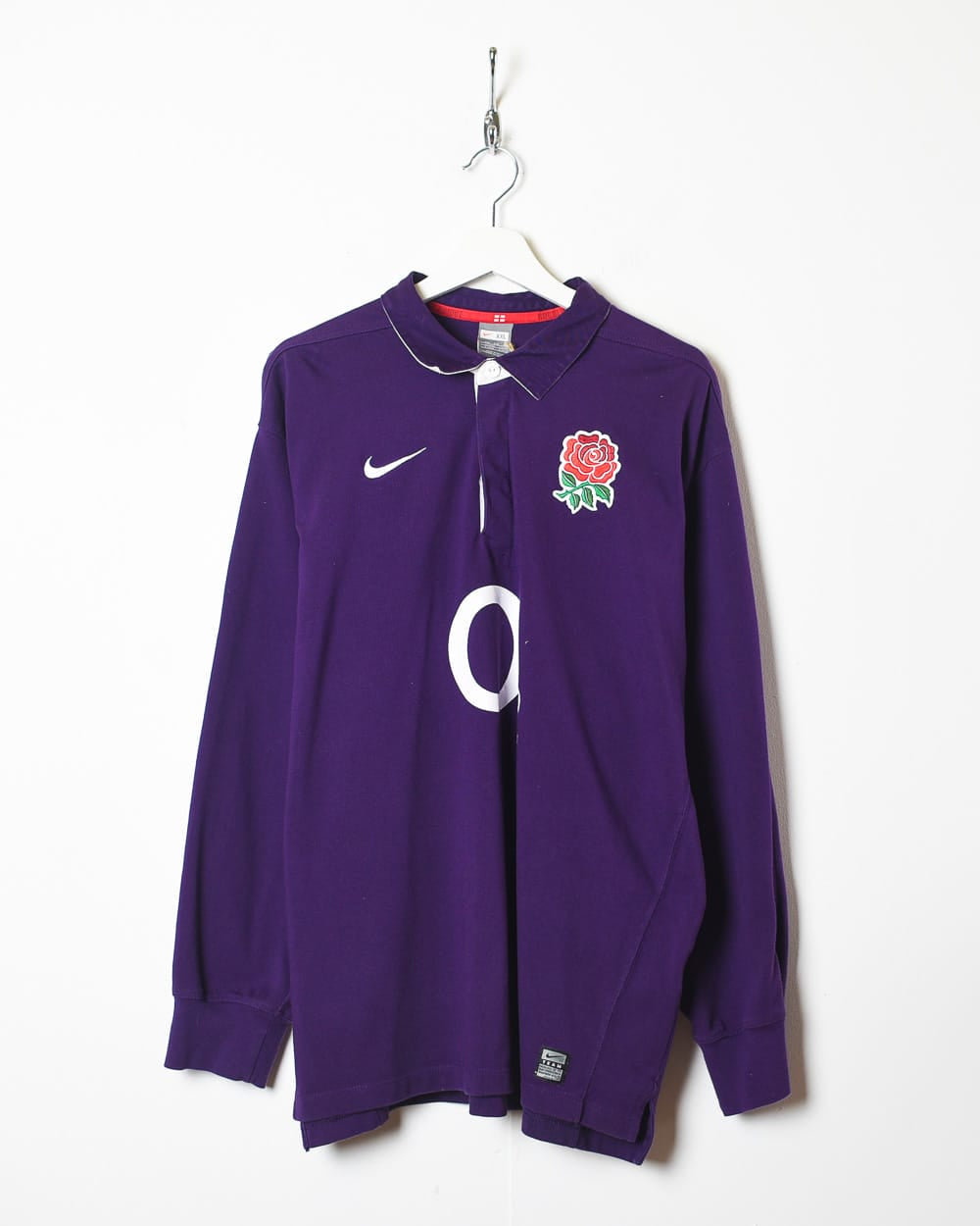 Purple Nike Team England Rugby Rugby Shirt - XX-Large
