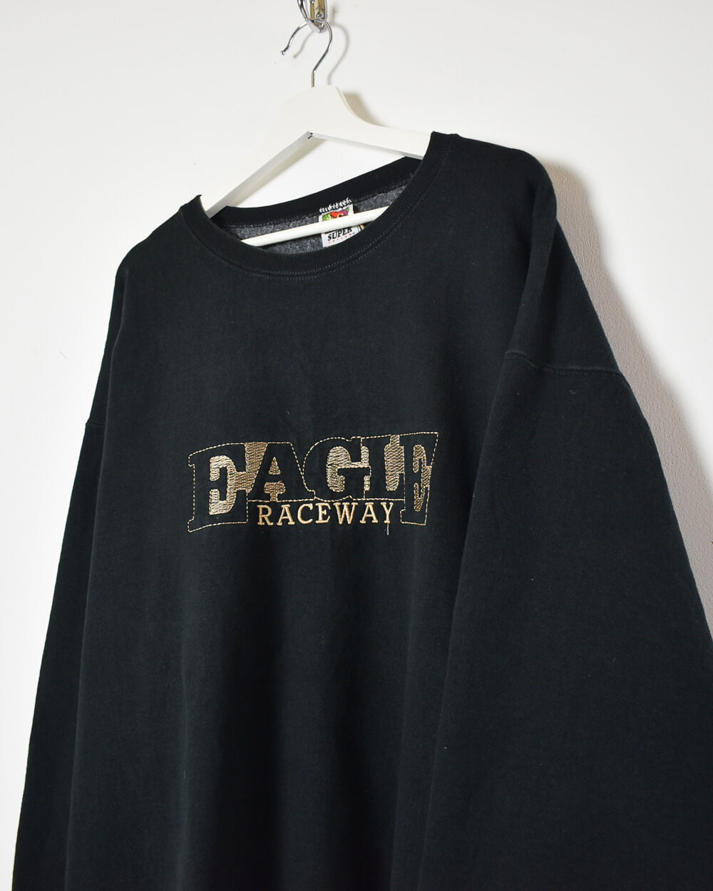 Black Fruit of The Loom Eagle Raceway Sweatshirt - XX-Large