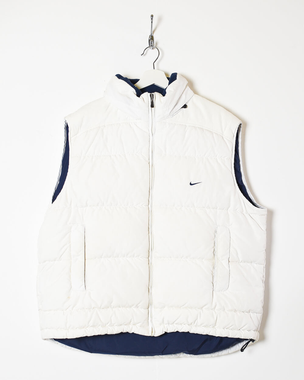 Vintage 00s White Nike Down Gilet - XX-Large Polyester – Domno Vintage