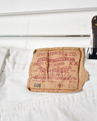 White Levi's 501 Jeans - W26 L32