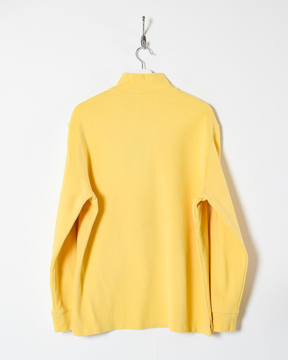 Yellow Ralph Lauren 1/4 Zip Sweatshirt - Large