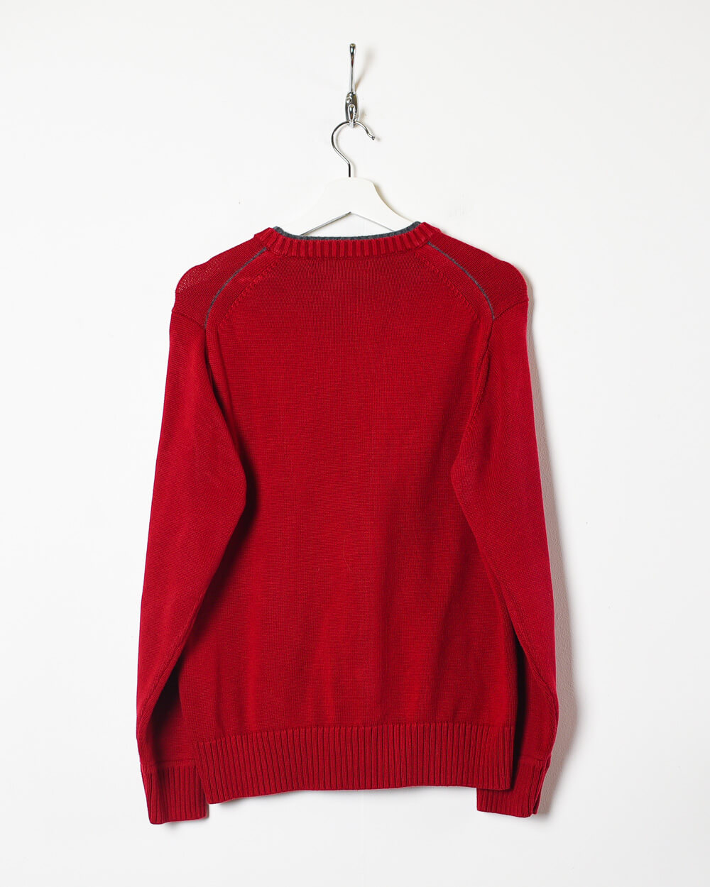 Red Tommy Hilfiger Knitted Sweatshirt - Small