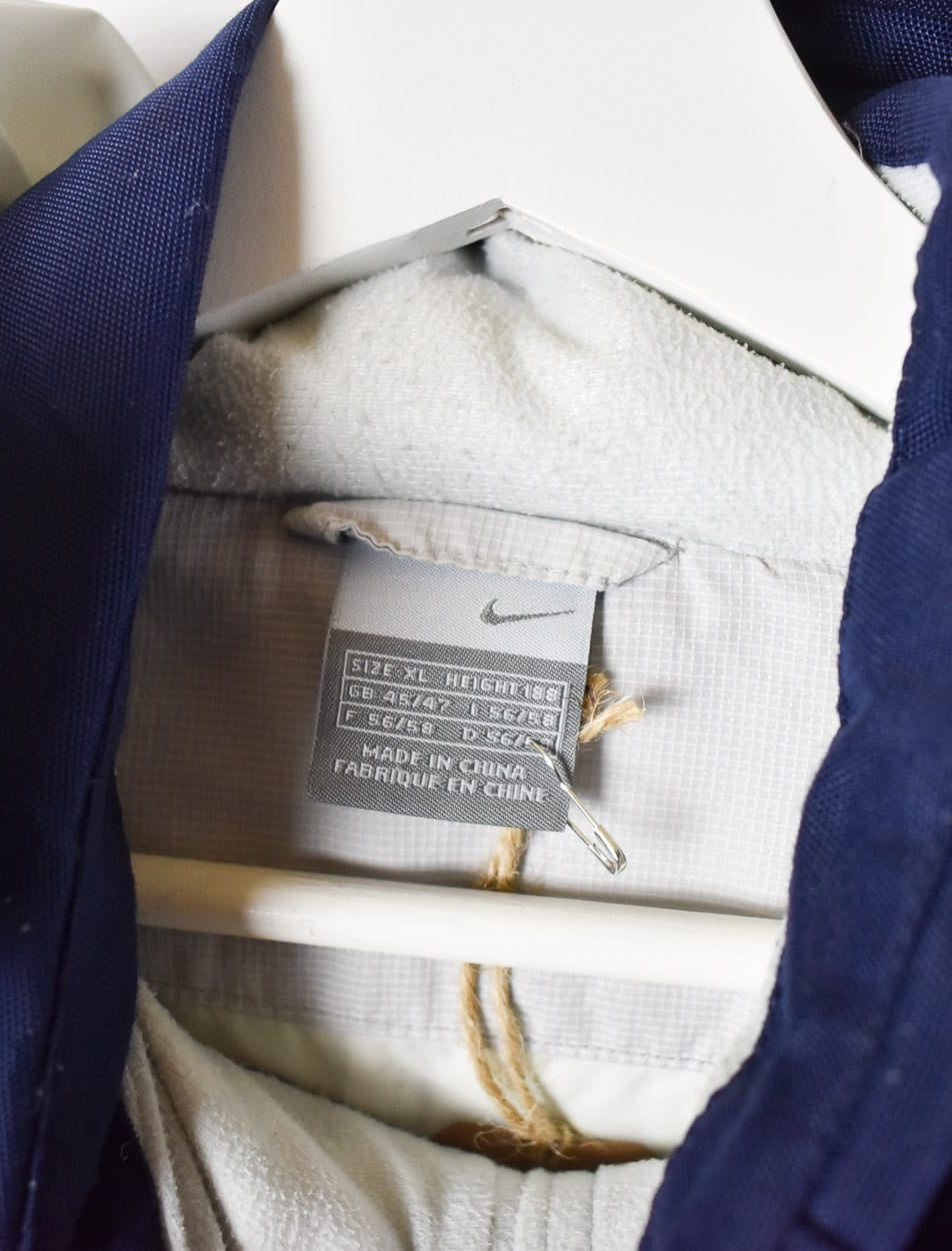Stone Nike Hooded Puffer Jacket - XX-Large