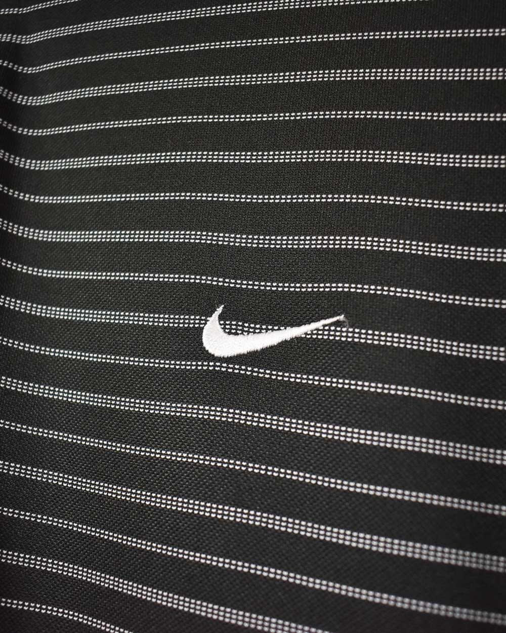 Black Nike Golf Dri-Fit Polo Shirt - Large