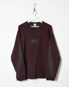 Maroon Nike Sweatshirt - Large