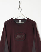 Maroon Nike Sweatshirt - Large