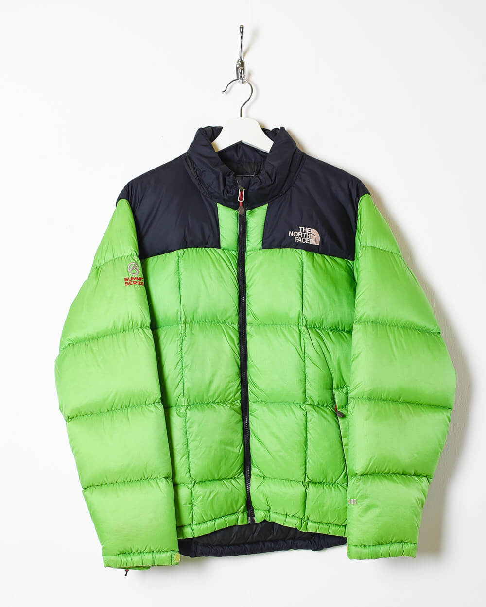 Vintage 00s Nylon Colour-Block Green The North Face Summit Series 800 Down  Puffer Jacket - Small – Domno Vintage