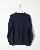 Navy Tommy Hilfiger Knitted Sweatshirt - Medium